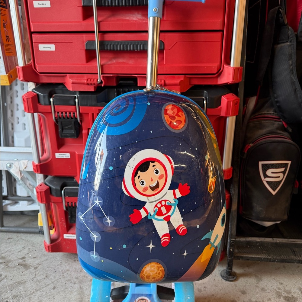 Space Kids luggage Scooter